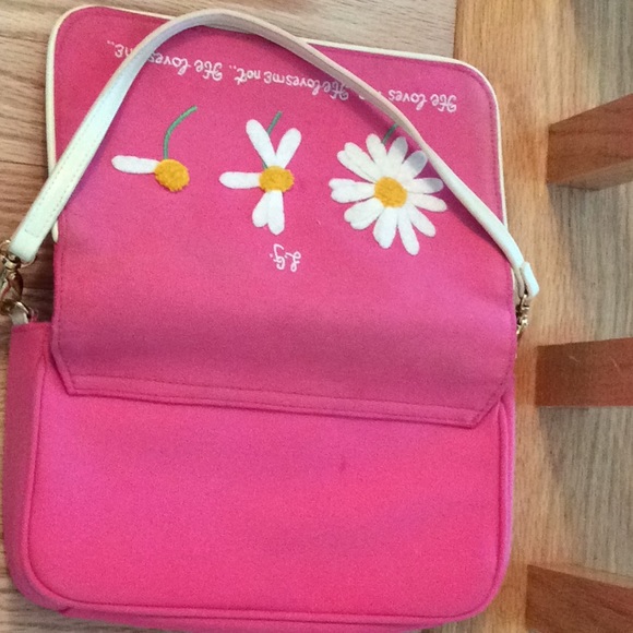 Lulu Guinness of London HE LOVES ME/NOT Pochette!! - Picture 4 of 14